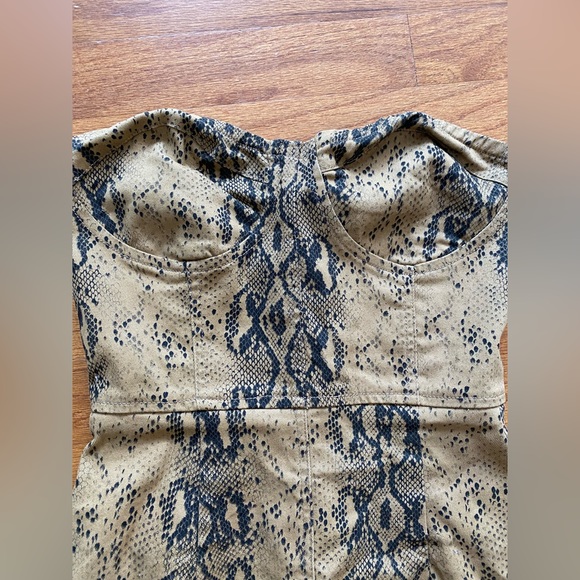 BLUSH BOUTIQUE Snakeskin Mini Dress - Picture 2 of 7